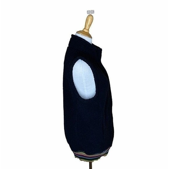 Life is Good black sherpa vest jacket sz Medium womens - Picture 5 of 8